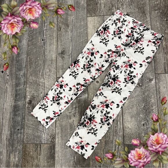 WHBM slim floral jeans  - Picture 1 of 12
